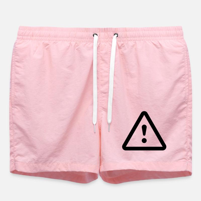 Danger Attention Danger - Short de bain - rose