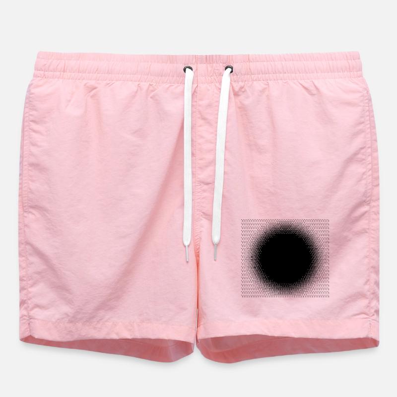 black sun dots design - Swim Trunks - pink