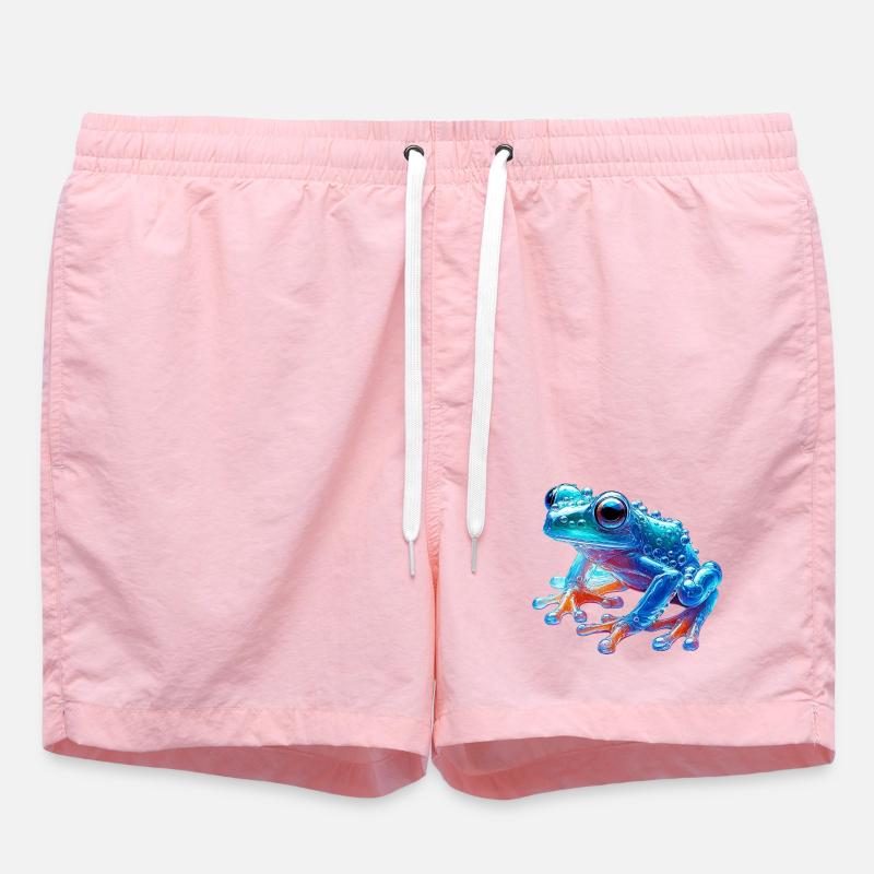 Frog - Swim Trunks - pink