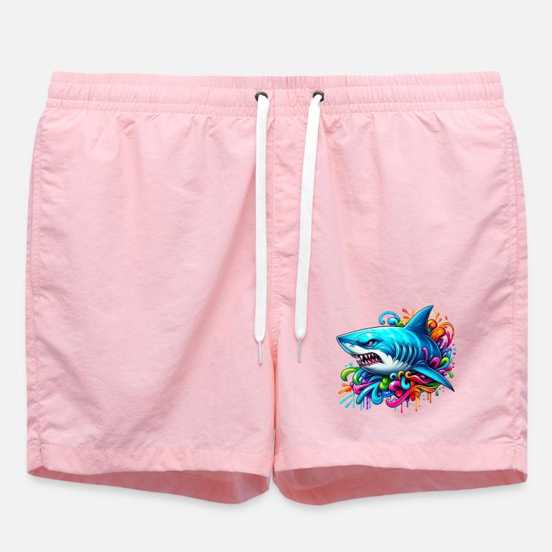 Requin - Short de bain - rose