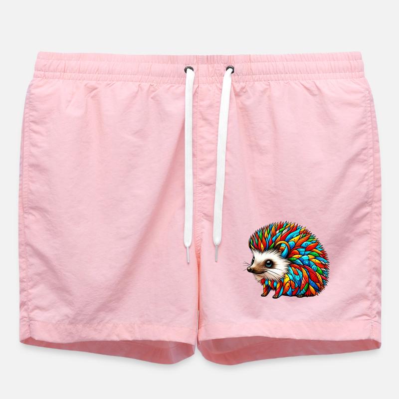 Hedgehog - Swim Trunks - pink