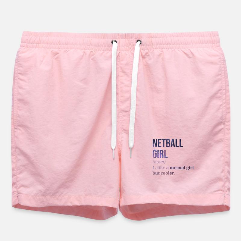 Netball - Short de bain - rose