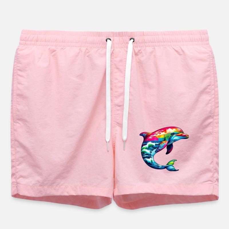 Dauphin - Short de bain - rose