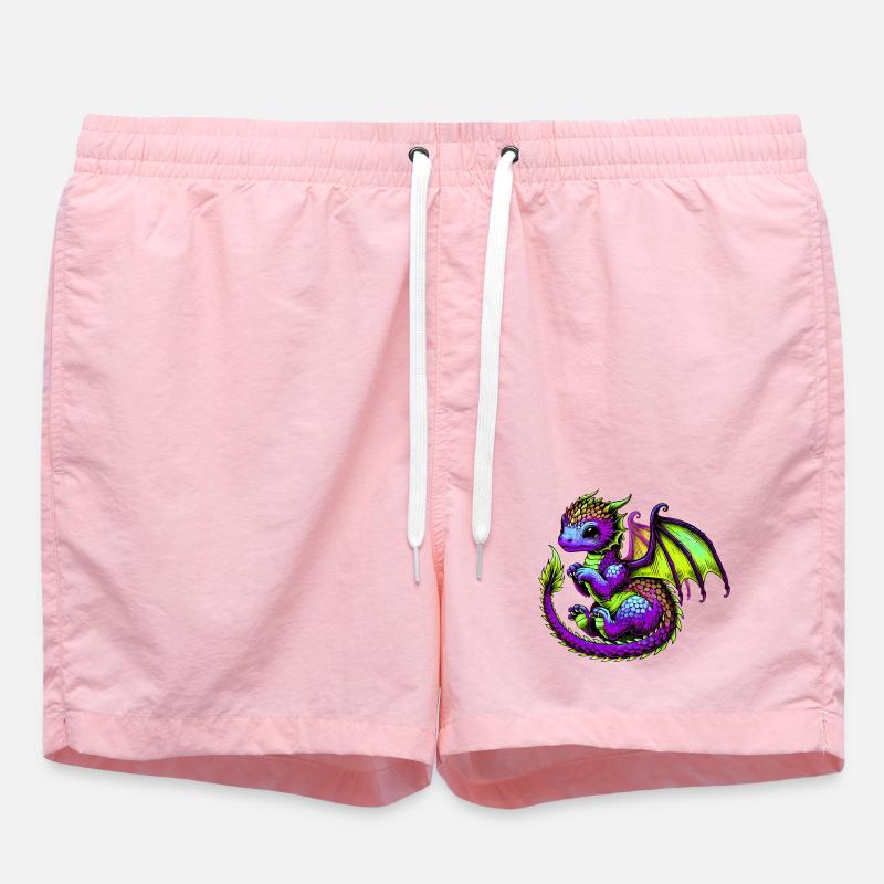 Dragon - Short de bain - rose