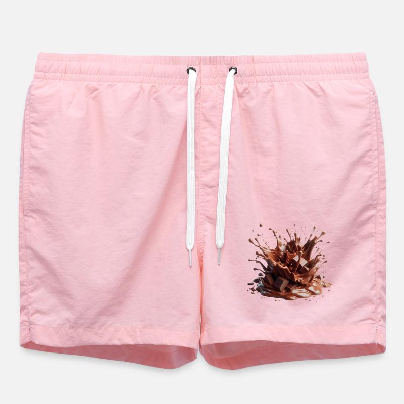 Éruption chocolatée - Short de bain - rose