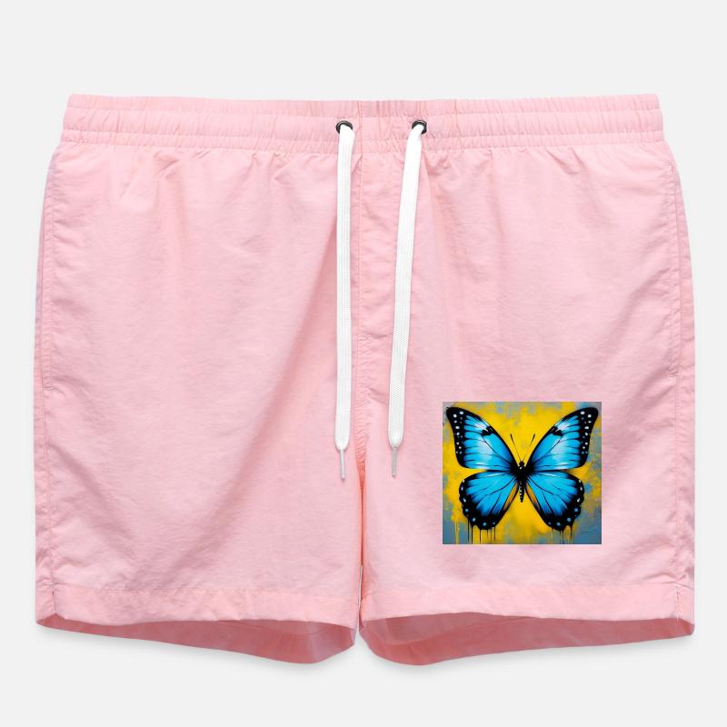 papillon - Short de bain - rose