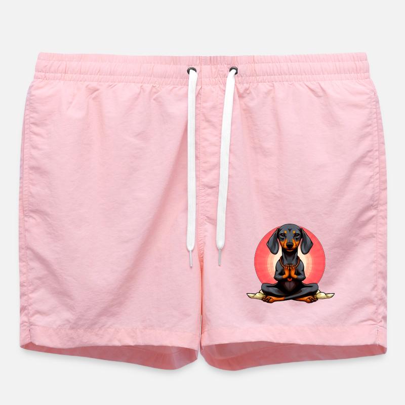 Yogi teckel - Short de bain - rose