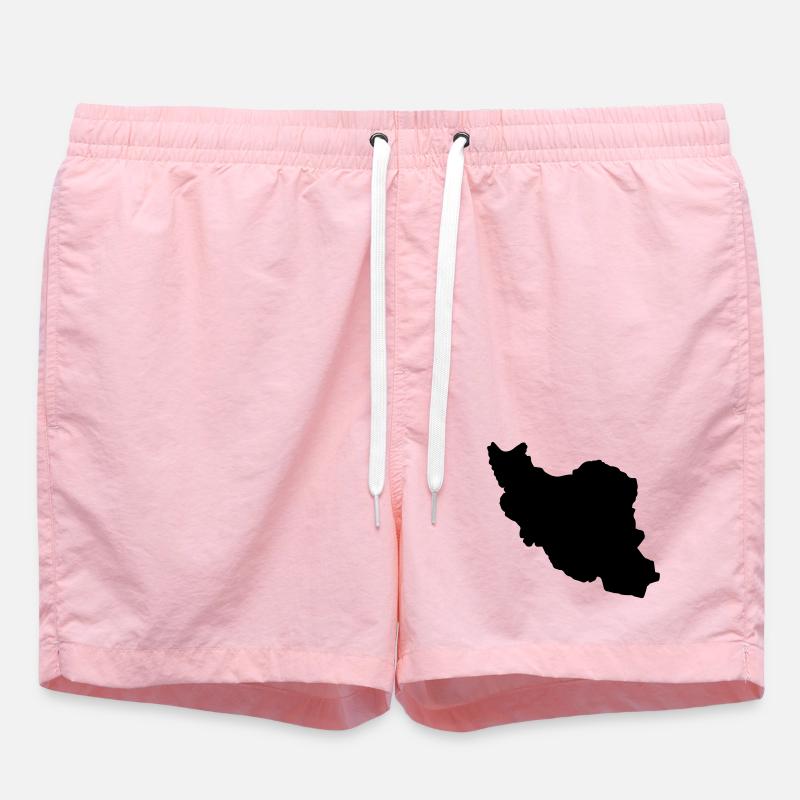 Silhouette de l’Iran - Short de bain - rose