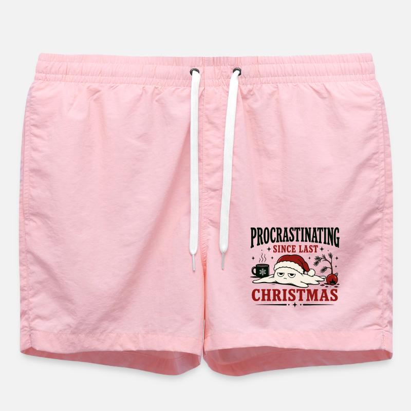 Procrastination depuis Noël dernier - Short de bain - rose
