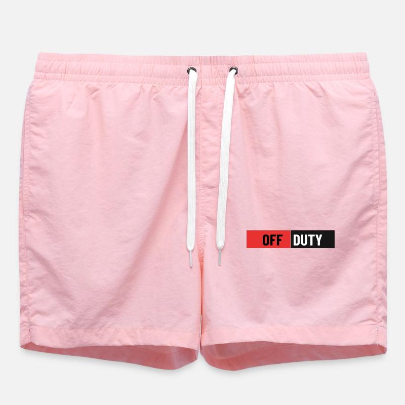 Impression de contraste hors service - Short de bain - rose
