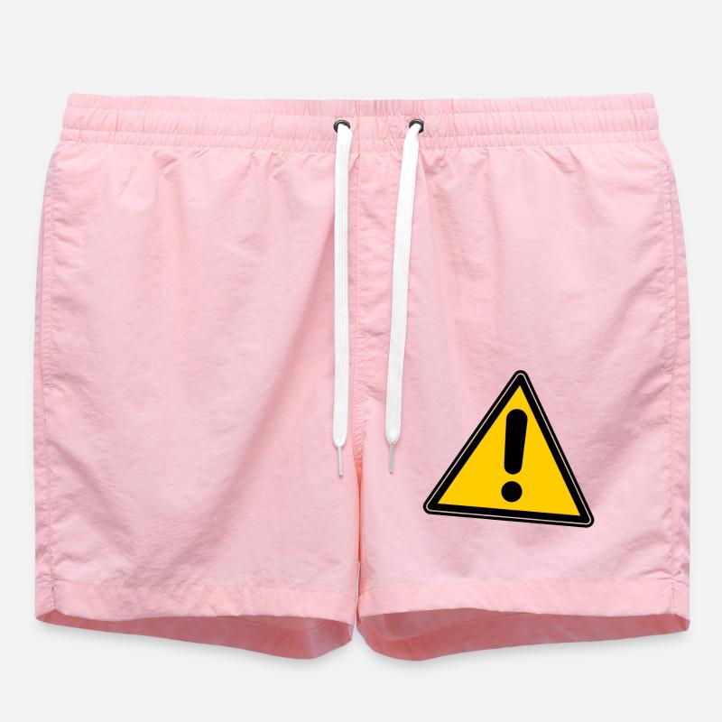 attention danger - Short de bain - rose