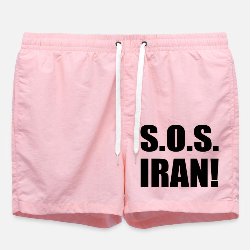 Sos iran - Short de bain - rose