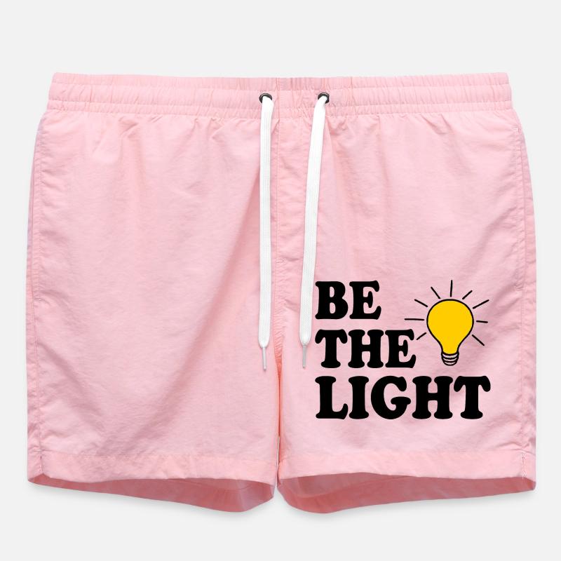 Be the light - Short de bain - rose
