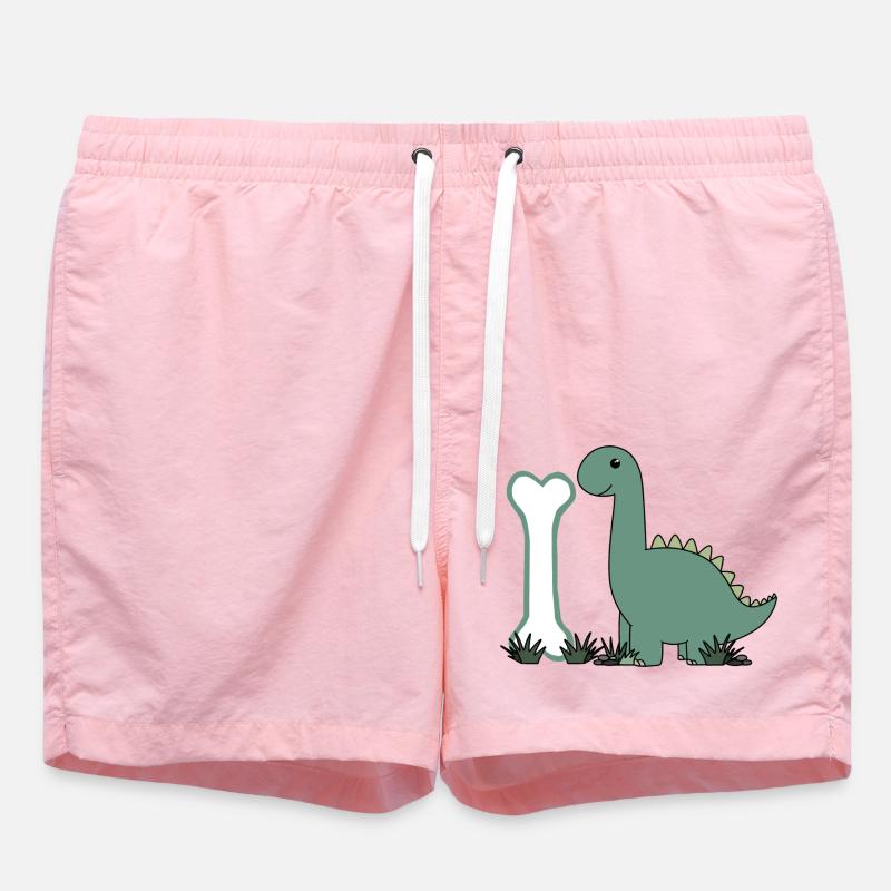 Buchstabe I - Badeshorts - Pink