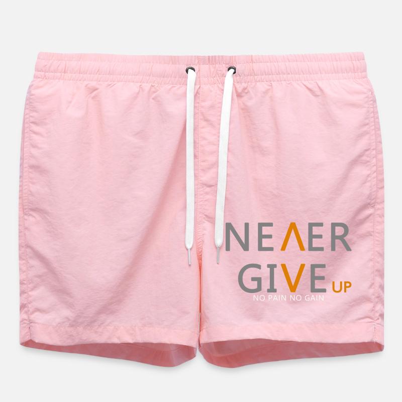 Never give up Incarnez essence de la persévérance - Short de bain - rose