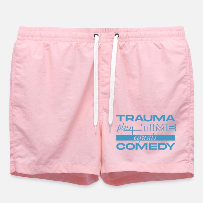 Traumatisme + Temps = Comédie - Short de bain - rose