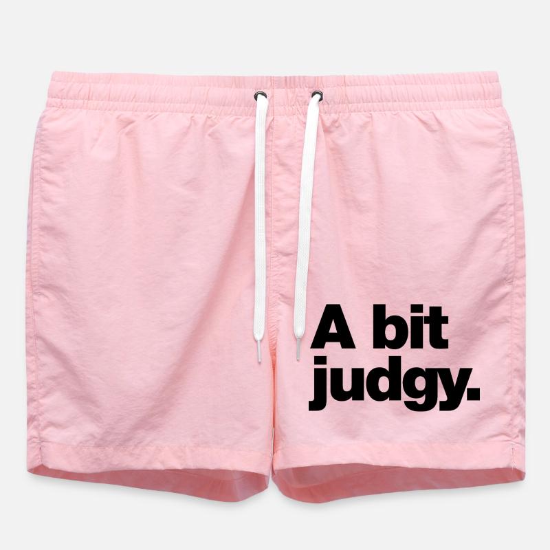 A bit judgy - Swim Trunks - pink