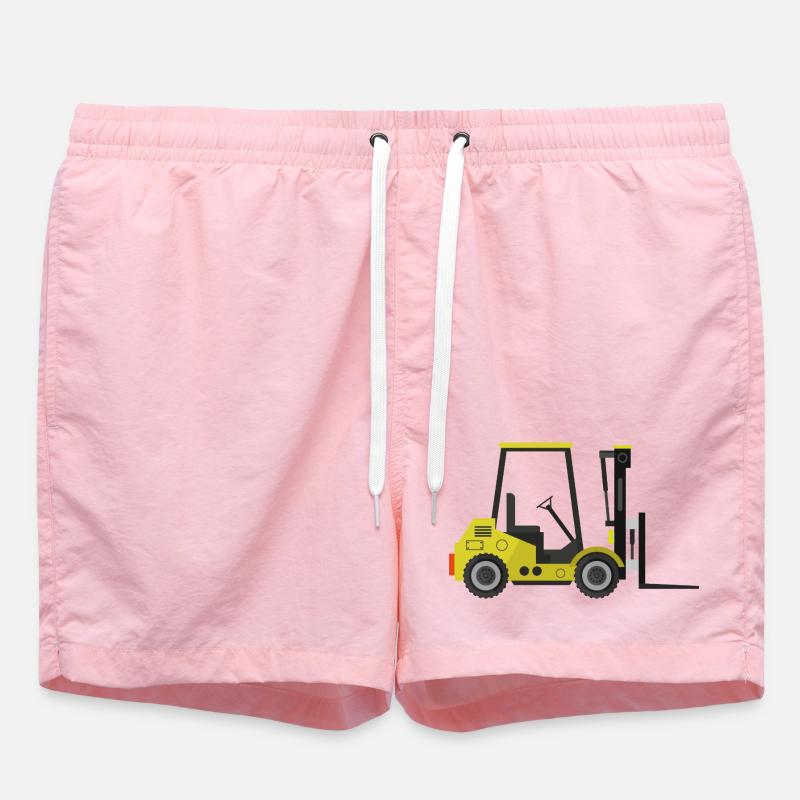 Forklift - Swim Trunks - pink
