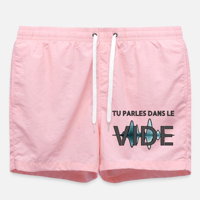 L'invisible. - Short de bain - rose