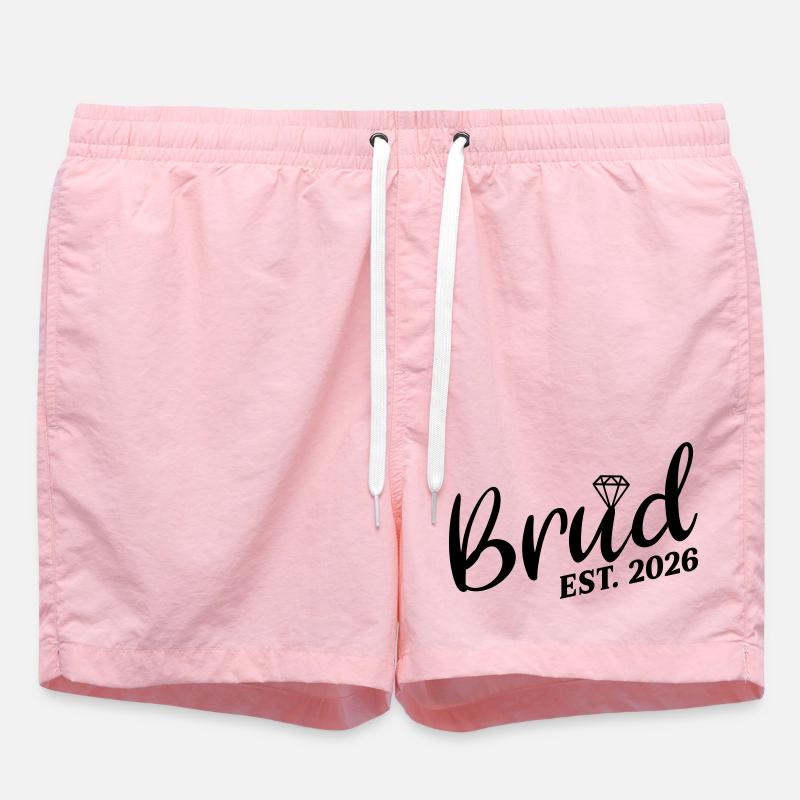 Swedish bride 2026 - Swim Trunks - pink