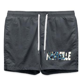 Marseille stylized comic book design - Swim Trunks -  - Front