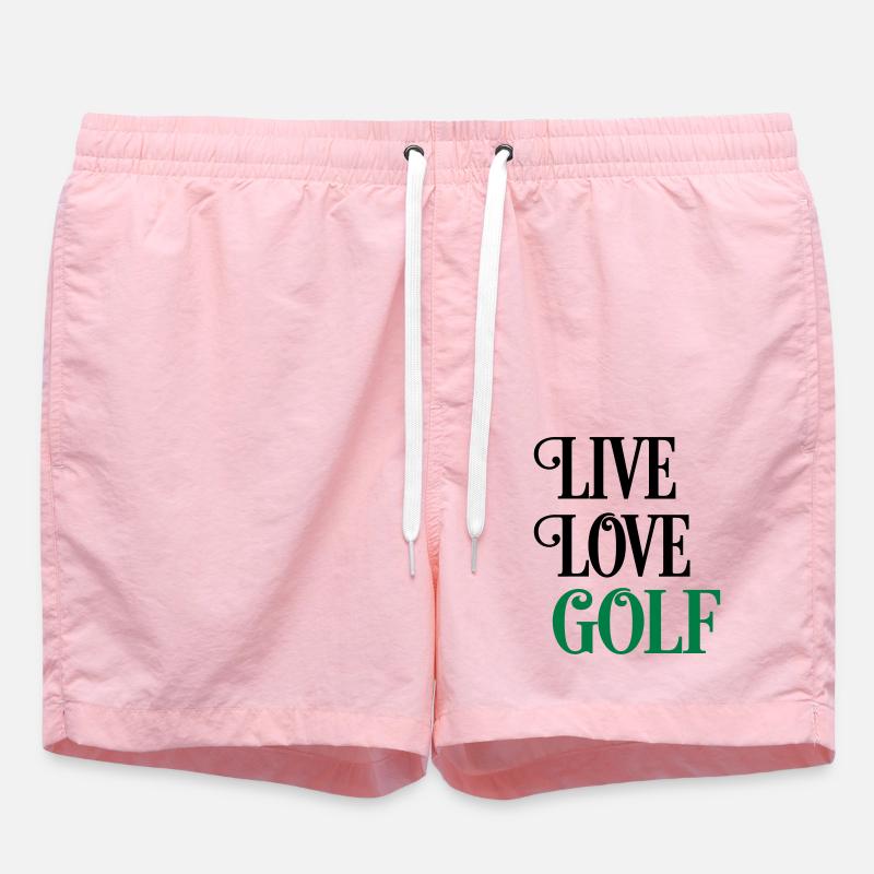 golf - Short de bain - rose