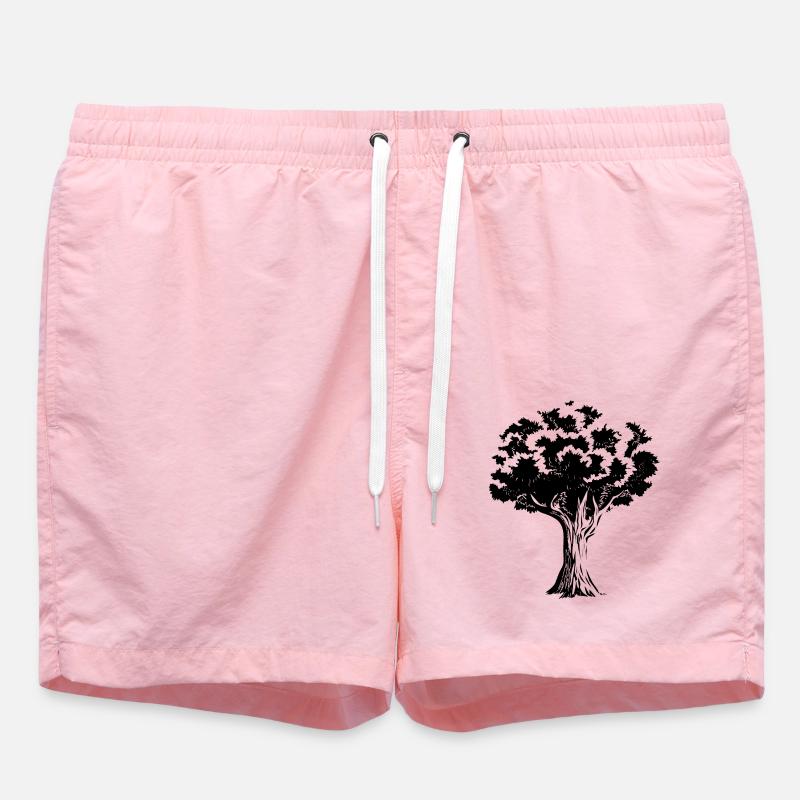 Arbre - Short de bain - rose