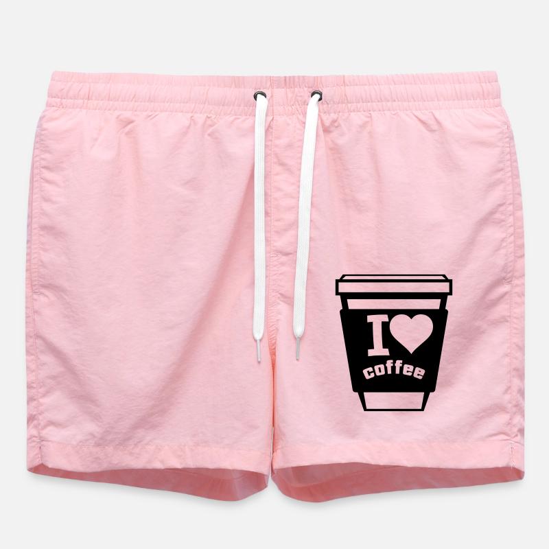 J’adore le café 1 - Short de bain - rose