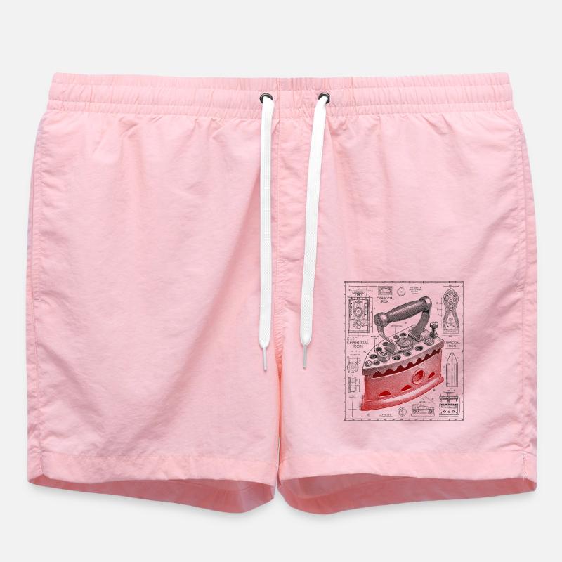 Fer - Short de bain - rose