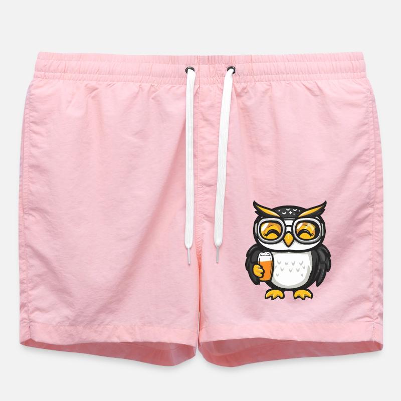 Bière après-ski Owl - Short de bain - rose