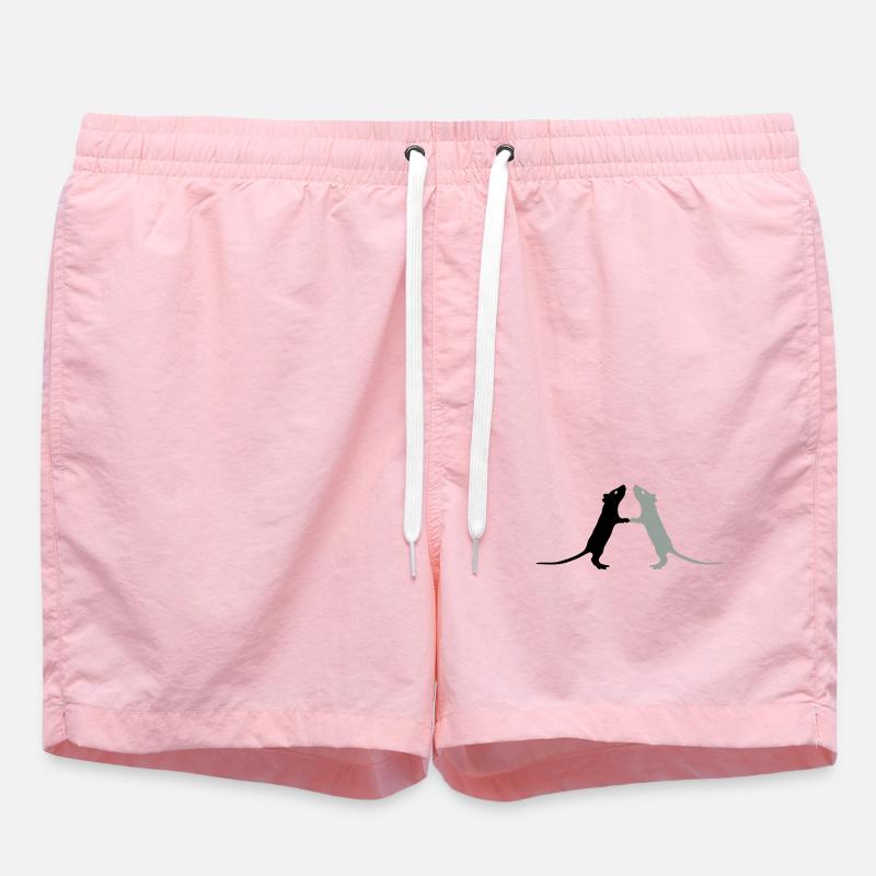 Rats - Short de bain - rose