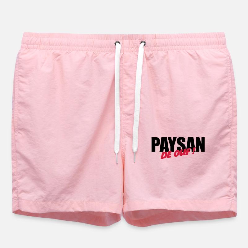 Paysan de ouf ! - Short de bain - rose