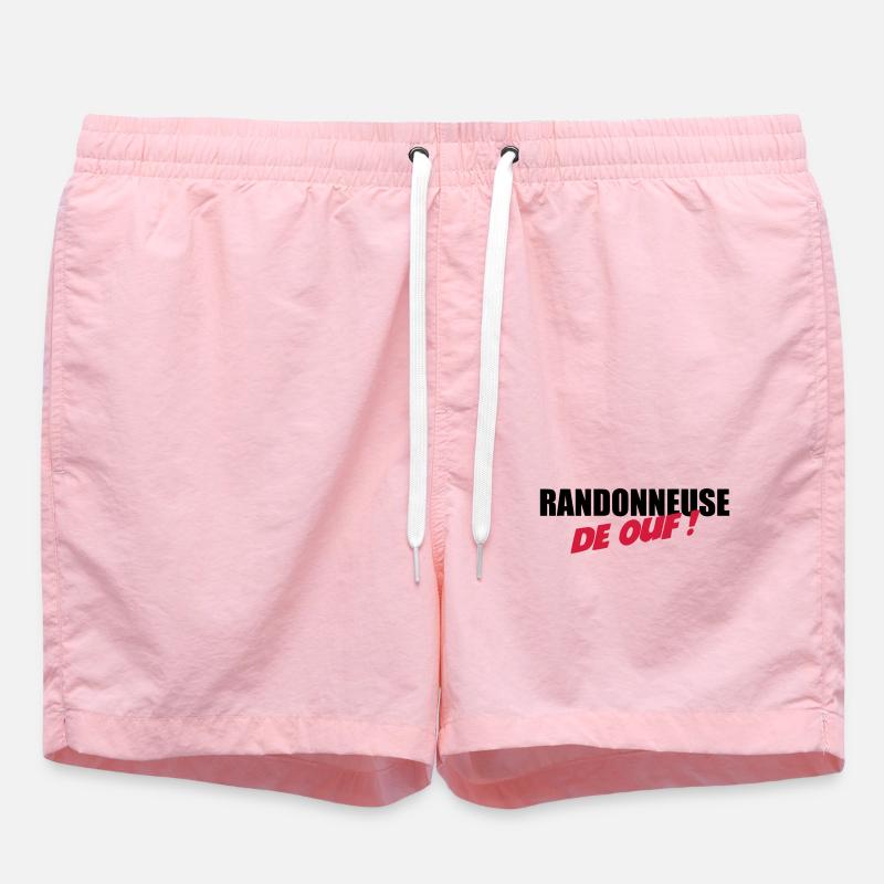 Randonneuse de ouf ! - Short de bain - rose