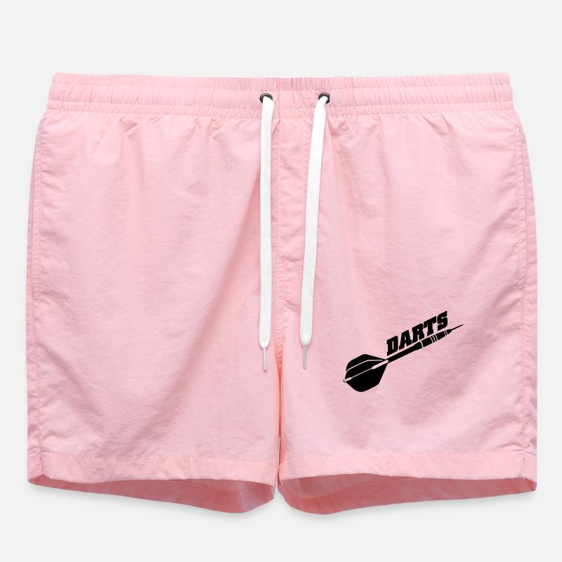 darts - Swim Trunks - pink
