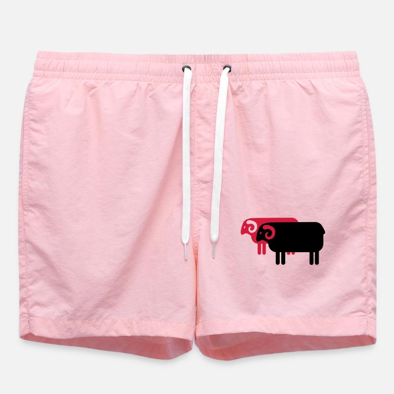 mouton - Short de bain - rose