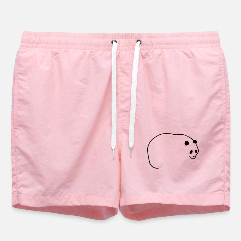 Lignes Panda - Short de bain - rose