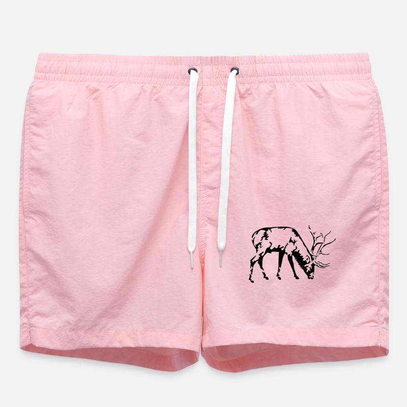 cerf - Short de bain - rose