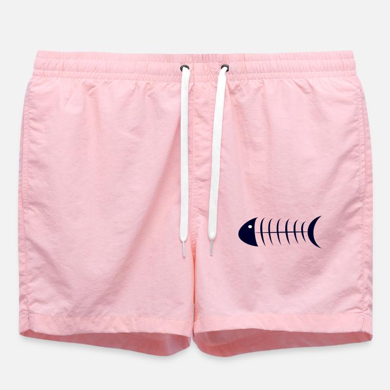 poisson - Short de bain - rose