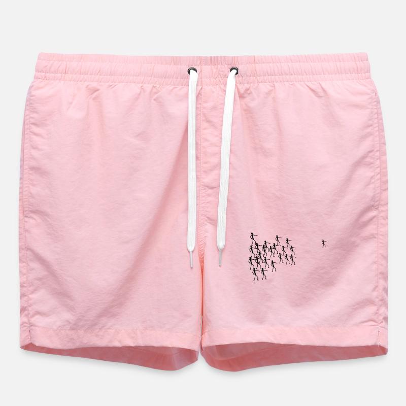 Poursuite - Short de bain - rose