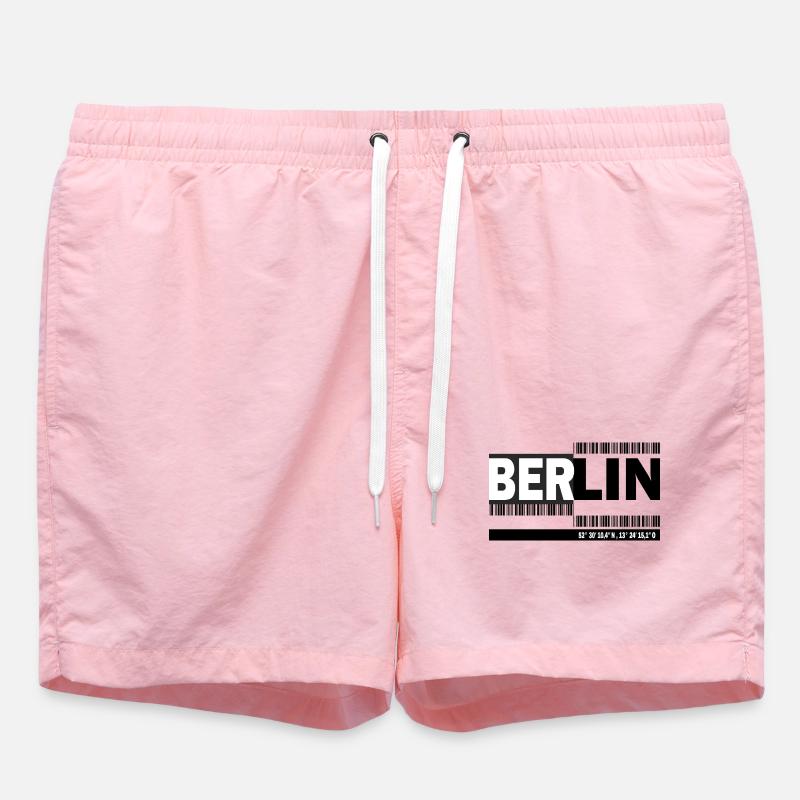 BERLIN - Barcode - Swim Trunks - pink