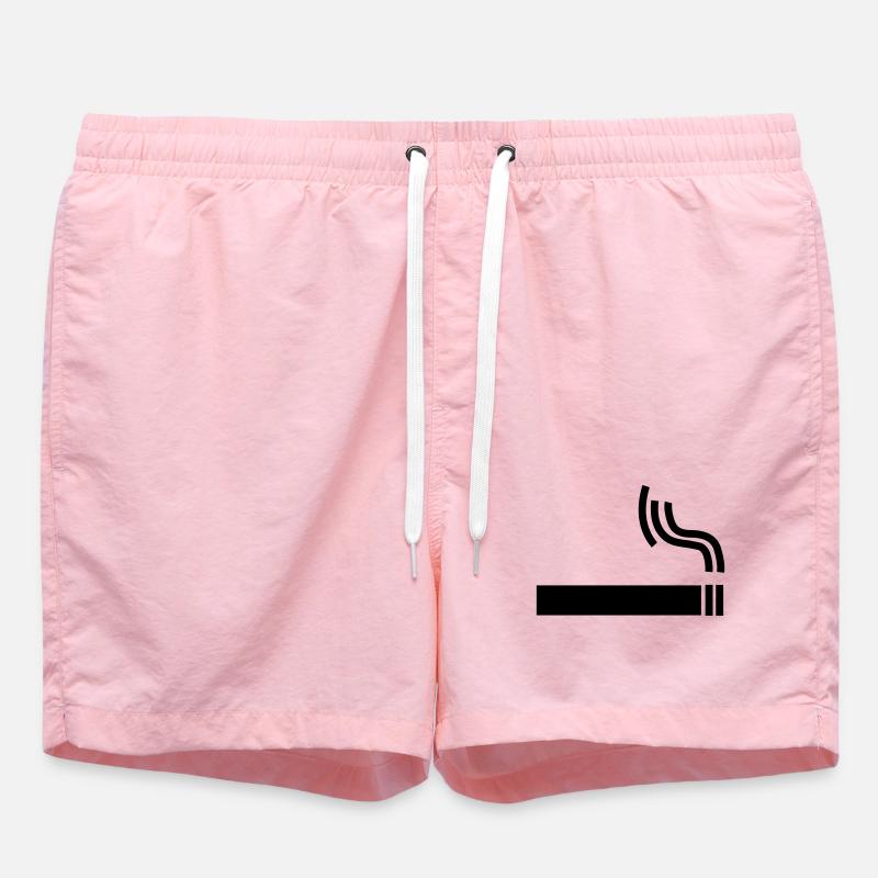 Cigarette Cigarette smoking break - Swim Trunks - pink