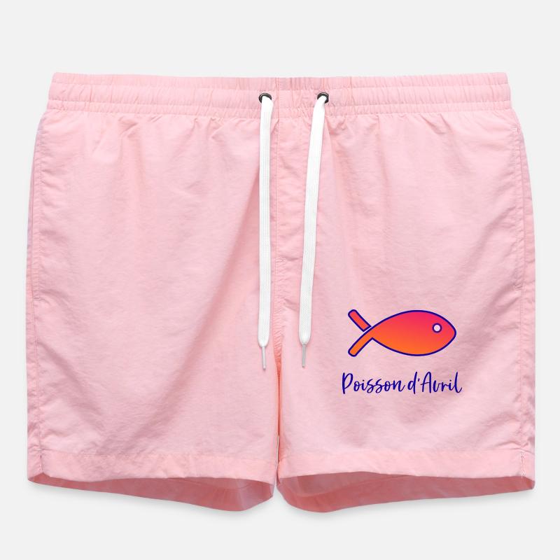 POISSON D'AVRIL - Short de bain - rose