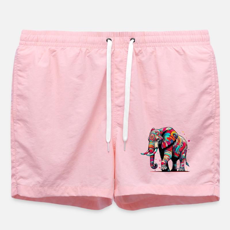 Éléphant - Short de bain - rose
