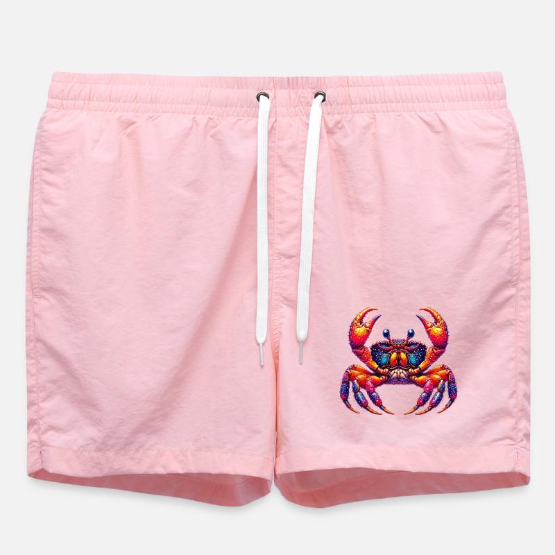 Crabe - Short de bain - rose