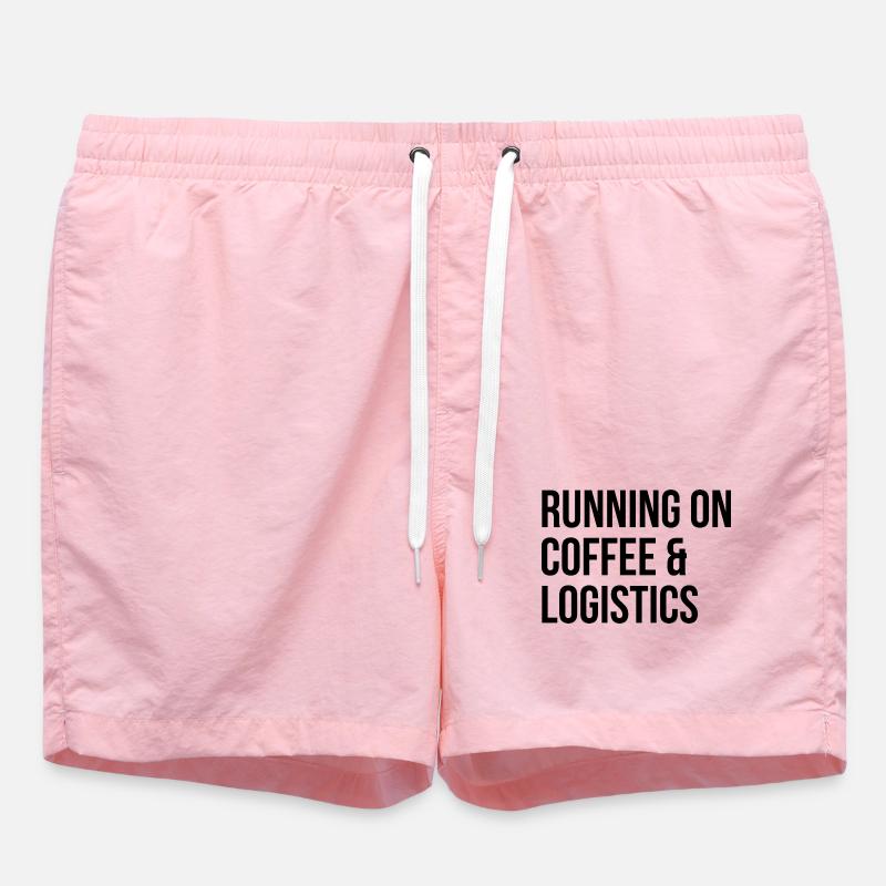 Logistics - Swim Trunks - pink