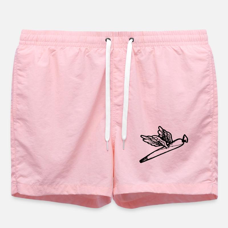 We fly so High - Swim Trunks - pink