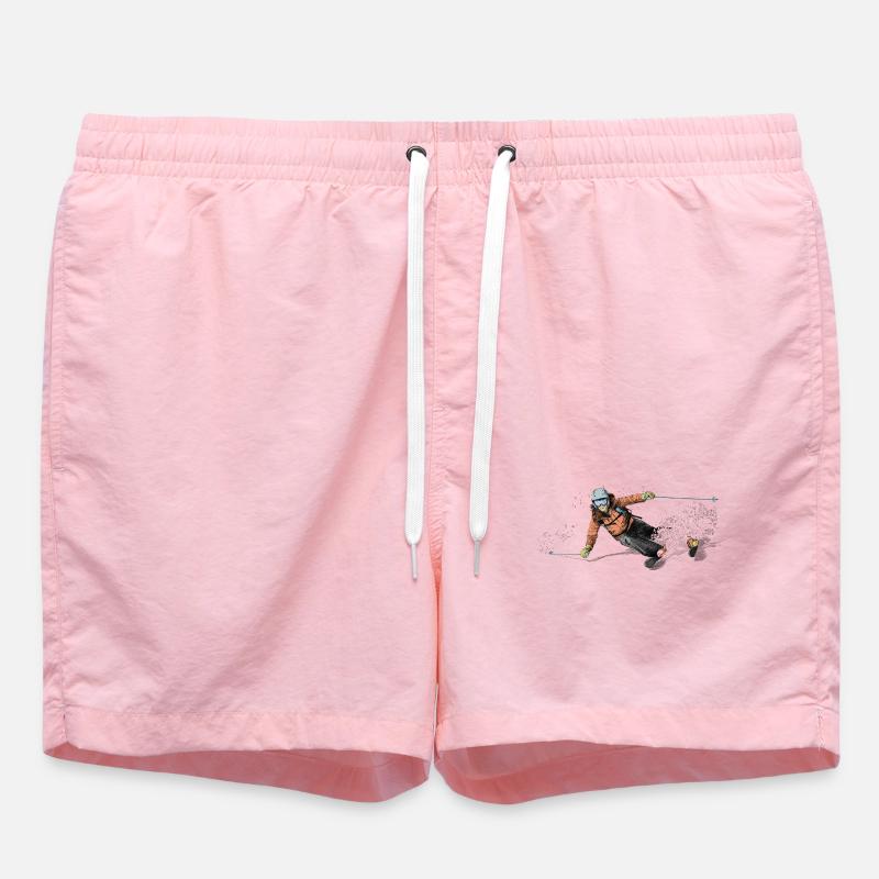 Ski - Short de bain - rose