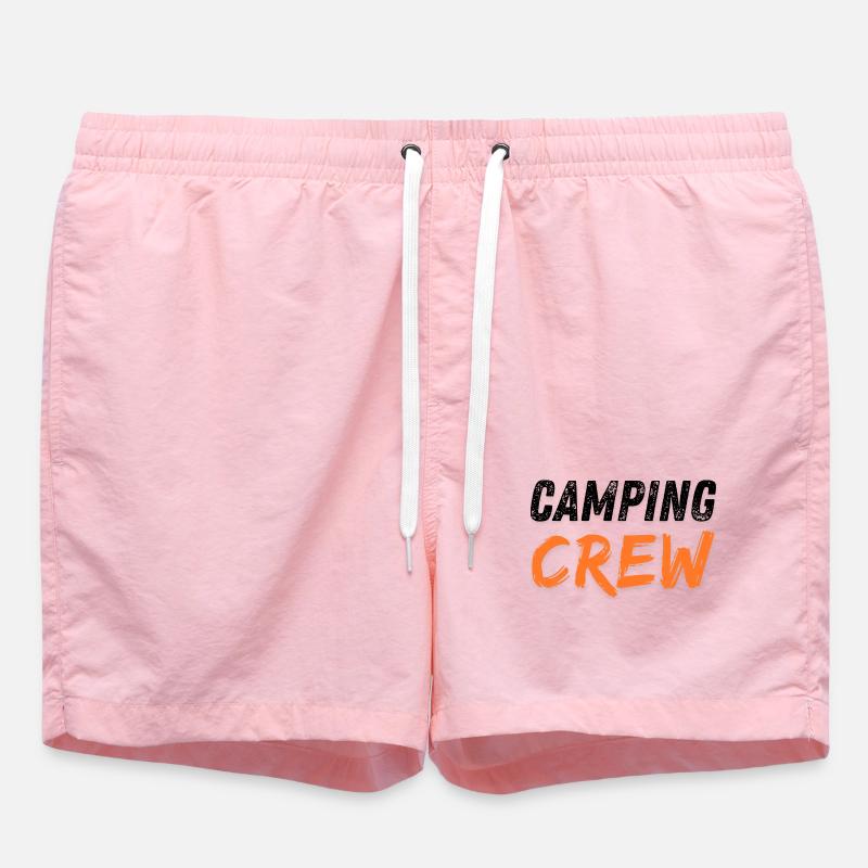 Équipe de camping - Short de bain - rose