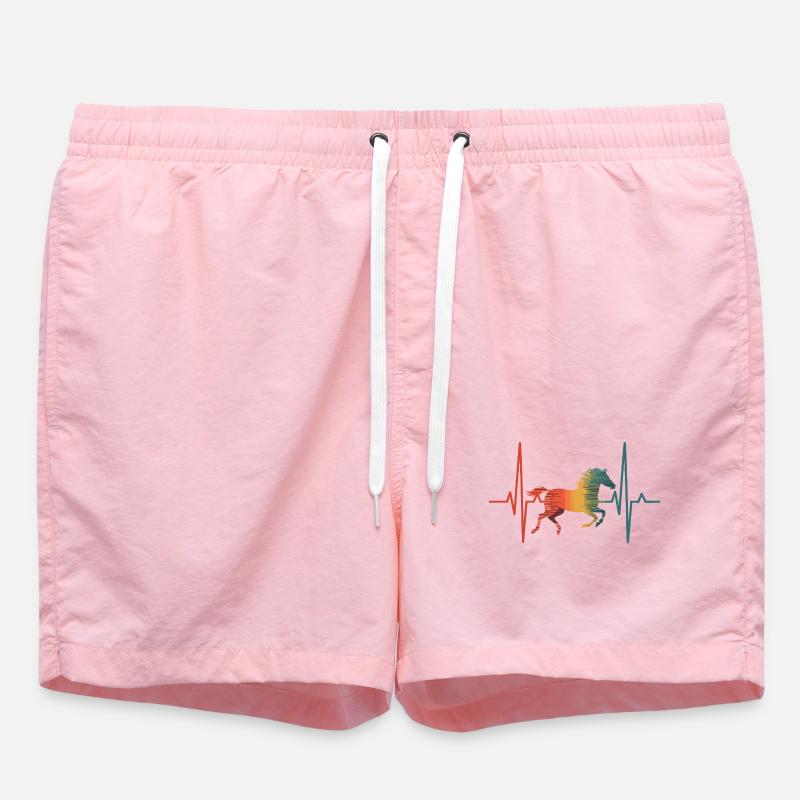 Cheval - Short de bain - rose