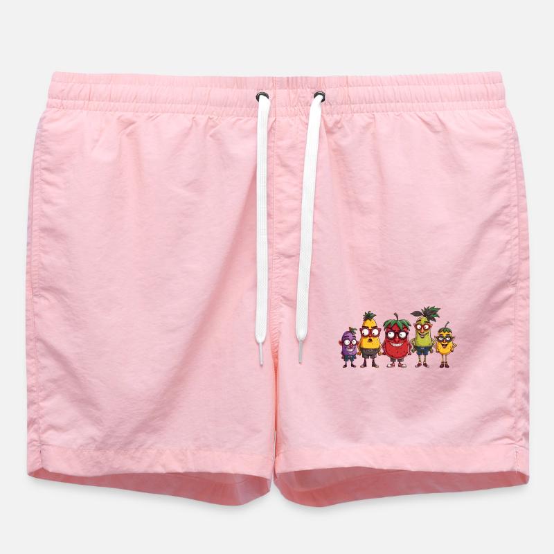 fruit - Swim Trunks - pink